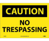 Caution No Trespassing 10X14 Ps Vinyl