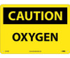 Caution: Oxygen - 10X14 - .040 Alum - C575AB