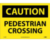 Caution: Pedestrian Crossing - 10X14 - PS Vinyl - C576PB