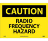 Caution: Radio Frequency Hazard - 10X14 - PS Vinyl - C589PB