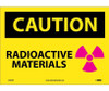 Caution: Radioactive Materials - Graphic - 10X14 - PS Vinyl - C592PB