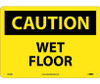 Caution: Wet Floor - 10X14 - Rigid Plastic - C658RB