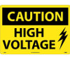 Caution: High Voltage - Graphic - 14X20 - Rigid Plastic - C669RC