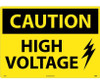 Caution High Voltage Graphic 20X28 Rigid Plastic