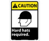 Caution: Hard Hats Required - 14X10 - .040 Alum - CGA28AB