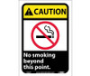 Caution: No Smoking Beyond This Point (W/Graphic) - 10X7 - PS Vinyl - CGA2P