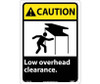 Caution: Low Overhead Clearance - 14X10 - .040 Alum - CGA31AB