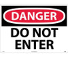 Danger Do Not Enter 20X28 .040 Alum