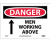 Danger: Men Working Above - 7X10 - PS Vinyl - D125P