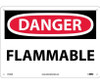 Danger: Flammable - 10X14 - .040 Alum - D126AB
