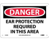 Danger: Ear Protection Required In This Area - 7X10 - Rigid Plastic - D134R