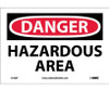 Danger: Hazardous Area - 7X10 - PS Vinyl - D138P