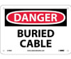 Danger: Buried Cable - 7X10 - .040 Alum - D148A