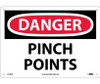 Danger: Pinch Points - 10X14 - .040 Alum - D149AB