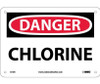 Danger: Chlorine - 7X10 - Rigid Plastic - D15R