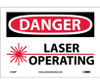 Danger: Laser Operating - 7X10 - PS Vinyl - D169P