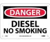 Danger: Diesel No Smoking - 7X10 - .040 Alum - D18A