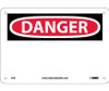 Danger: (Header Only) - 7X10 - Rigid Plastic - D1R