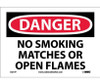 Danger: No Smoking Matches Or Open Flames - 7X10 - PS Vinyl - D217P