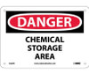 Danger: Chemical Storage Area - 7X10 - Rigid Plastic - D239R