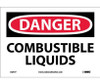 Danger: Combustible Liquids - 7X10 - PS Vinyl - D241P