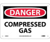 Danger: Compressed Gas - 7X10 - .040 Alum - D245A
