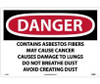 Danger: Contains Asbestos Fibers May Cause Cancer Causes  Do Not Breathe Dust Avoid Creating Dust - 14 X 20 - .040 Alum - SPD24AC