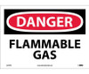 Danger: Flammable Gas - 10X14 - PS Vinyl - D276PB