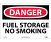 Danger: Fuel Storage No Smoking - 10X14 - PS Vinyl - D279PB