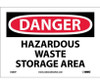 Danger: Hazardous Waste Storage Area - 7X10 - PS Vinyl - D285P