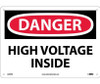 Danger: High Voltage Inside - 10X14 - Rigid Plastic - D290RB