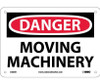 Danger Moving Machinery 7X10 Rigid Plastic