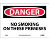 Danger: No Smoking On These Premises - 7X10 - PS Vinyl - D308P