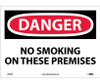 Danger: No Smoking On These Premises - 10X14 - PS Vinyl - D308PB