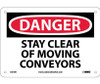 Danger: Stay Clear Of Moving Conveyors - 7X10 - Rigid Plastic - D316R