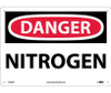 Danger: Nitrogen - 10X14 - Rigid Plastic - D342RB