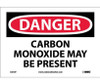 Danger: Carbon Monoxide May Be Present - 7X10 - PS Vinyl - D375P