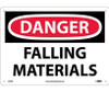 Danger: Falling Materials - 10X14 - Rigid Plastic - D37RB