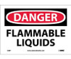 Danger: Flammable Liquids - 7X10 - PS Vinyl - D38P