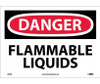 Danger: Flammable Liquids - 10X14 - PS Vinyl - D38PB