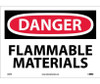 Danger: Flammable Materials - 10X14 - PS Vinyl - D39PB