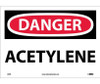Danger Acetylene 10X14 Ps Vinyl