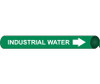 Pipemarker Precoiled - Industrial Water W/G - Fits 3 3/8"-4 1/2" Pipe - D4065