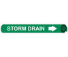 Pipemarker Precoiled - Storm Drain W/G - Fits 3 3/8"-4 1/2" Pipe - D4100
