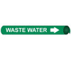 Pipemarker Precoiled Waste Water W/G Fits 3 3/8"-4 1/2" Pipe