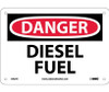 Danger: Diesel Fuel - 7X10 - Rigid Plastic - D427R