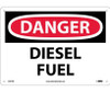 Danger: Diesel Fuel - 10X14 - Rigid Plastic - D427RB