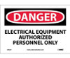 Danger: Electrical Equipment Authorized Personnel - 7X10 - PS Vinyl - D433P