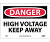 Danger: High Voltage Keep Away - 7X10 - PS Vinyl - D443P