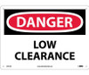 Danger: Low Clearance - 10X14 - .040 Alum - D451AB